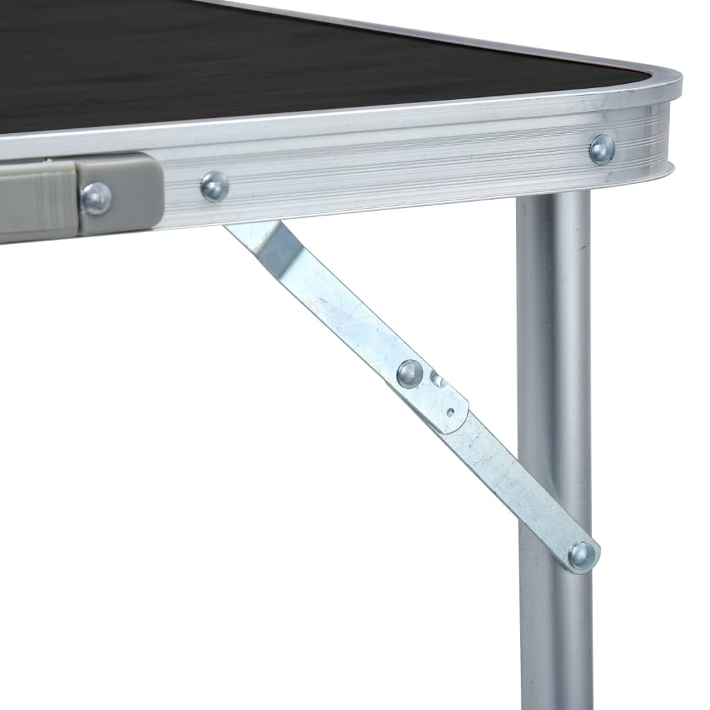 Campingtafel inklapbaar 240x60 cm aluminium grijs is nu te koop bij PeponiXL, paradijselijk wonen!