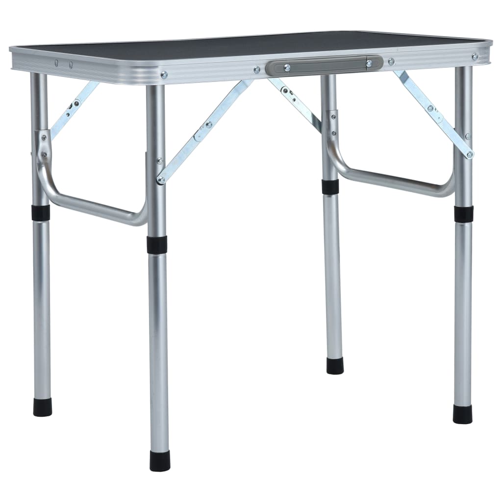Campingtafel inklapbaar 60x45 cm aluminium grijs is nu te koop bij PeponiXL, paradijselijk wonen!