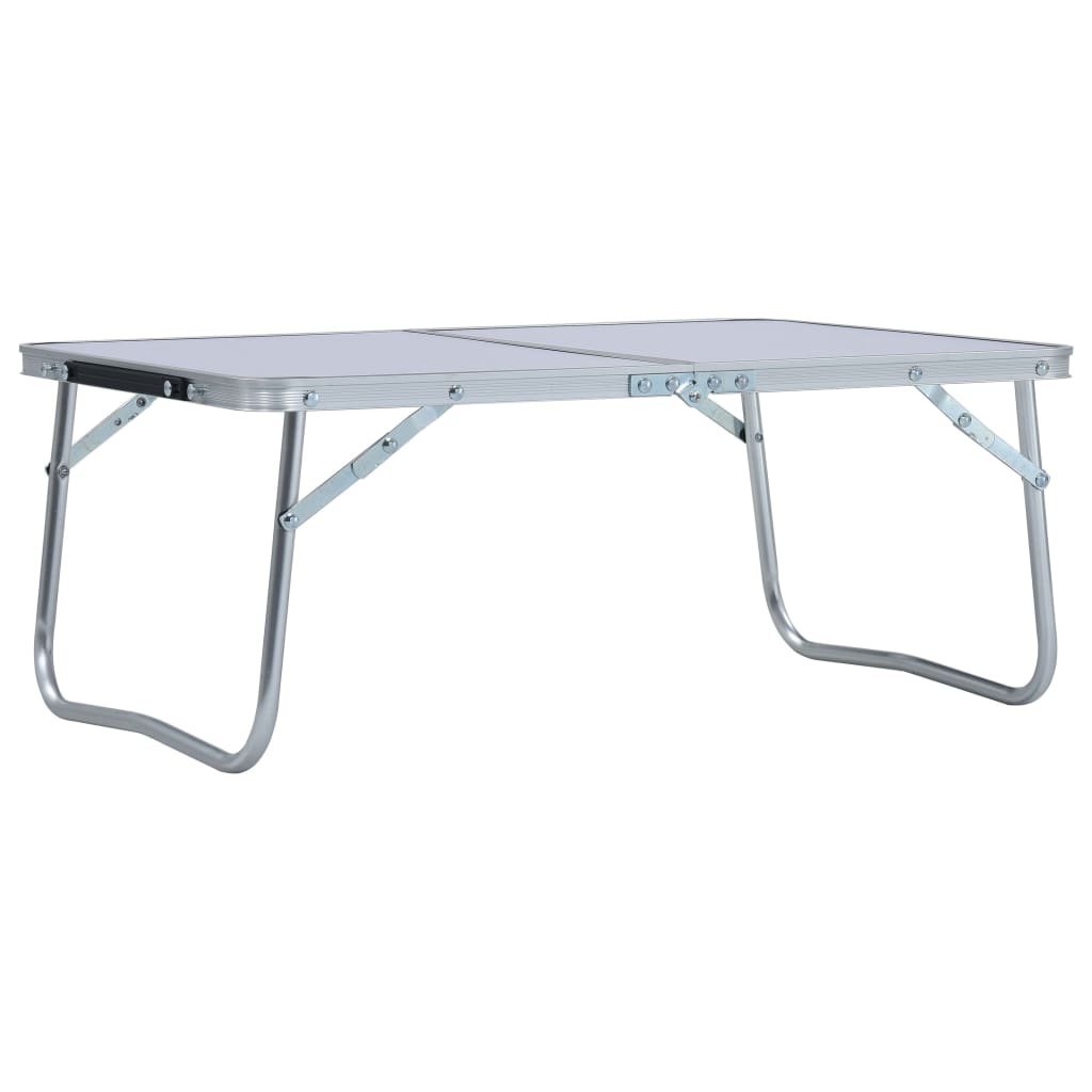 Campingtafel inklapbaar 60x40 cm aluminium wit is nu te koop bij PeponiXL, paradijselijk wonen!