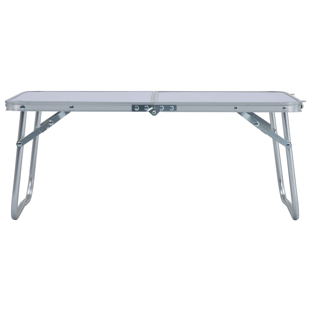 Campingtafel inklapbaar 60x40 cm aluminium wit is nu te koop bij PeponiXL, paradijselijk wonen!