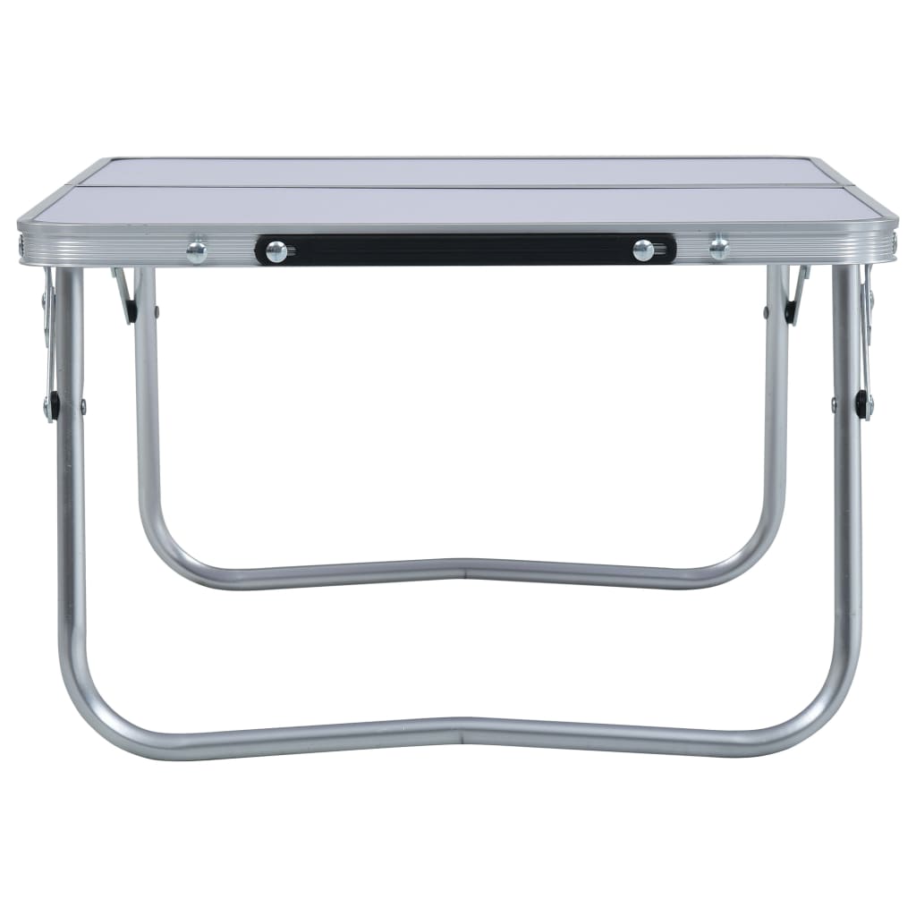 Campingtafel inklapbaar 60x40 cm aluminium wit is nu te koop bij PeponiXL, paradijselijk wonen!