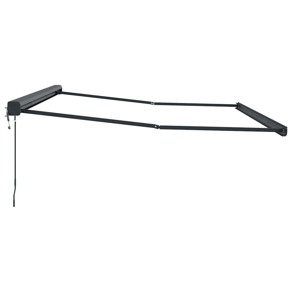Zijde Frame Antraciet 400 × 300 cm Aluminium