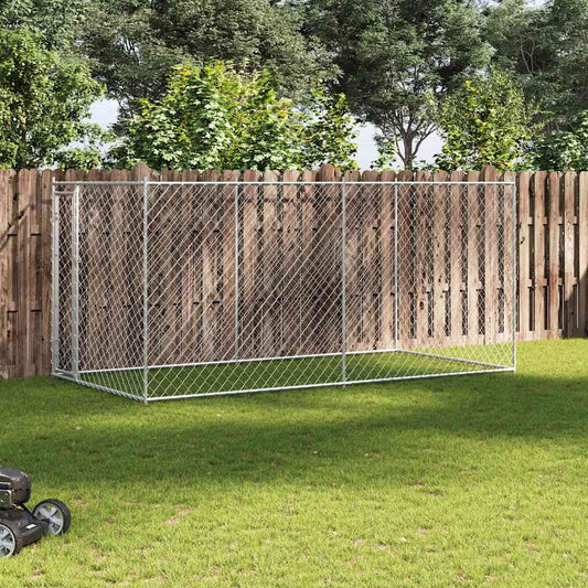 Hondenkennel voor buiten 382x192x185 cm is nu te koop bij PeponiXL, paradijselijk wonen!