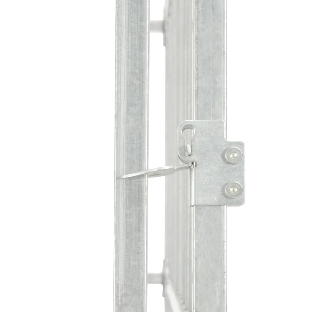 Hondenkennel voor buiten 760x760x185 cm gegalvaniseerd staal is nu te koop bij PeponiXL, paradijselijk wonen!