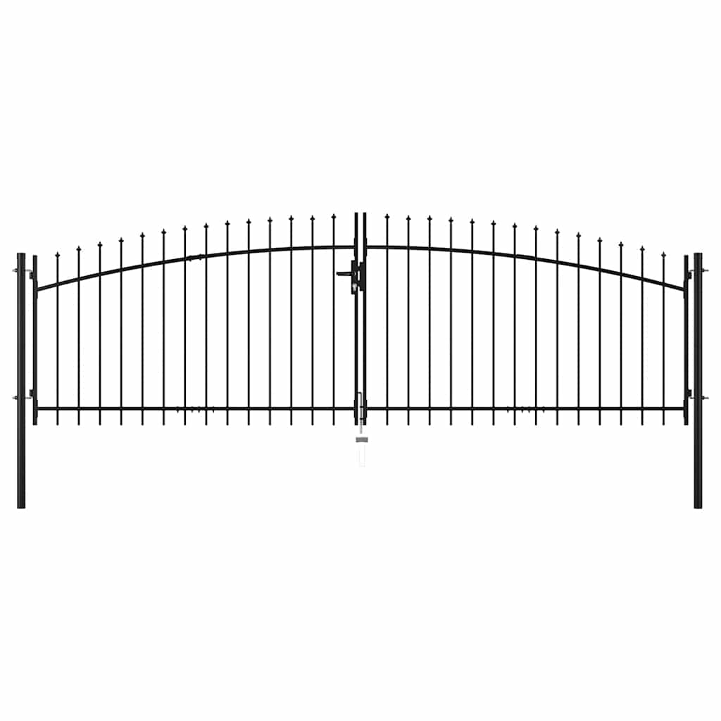 Dubbele deur hekpoort Woerden met speerpunt 400x174,5 cm is nu te koop bij PeponiXL, paradijselijk wonen!