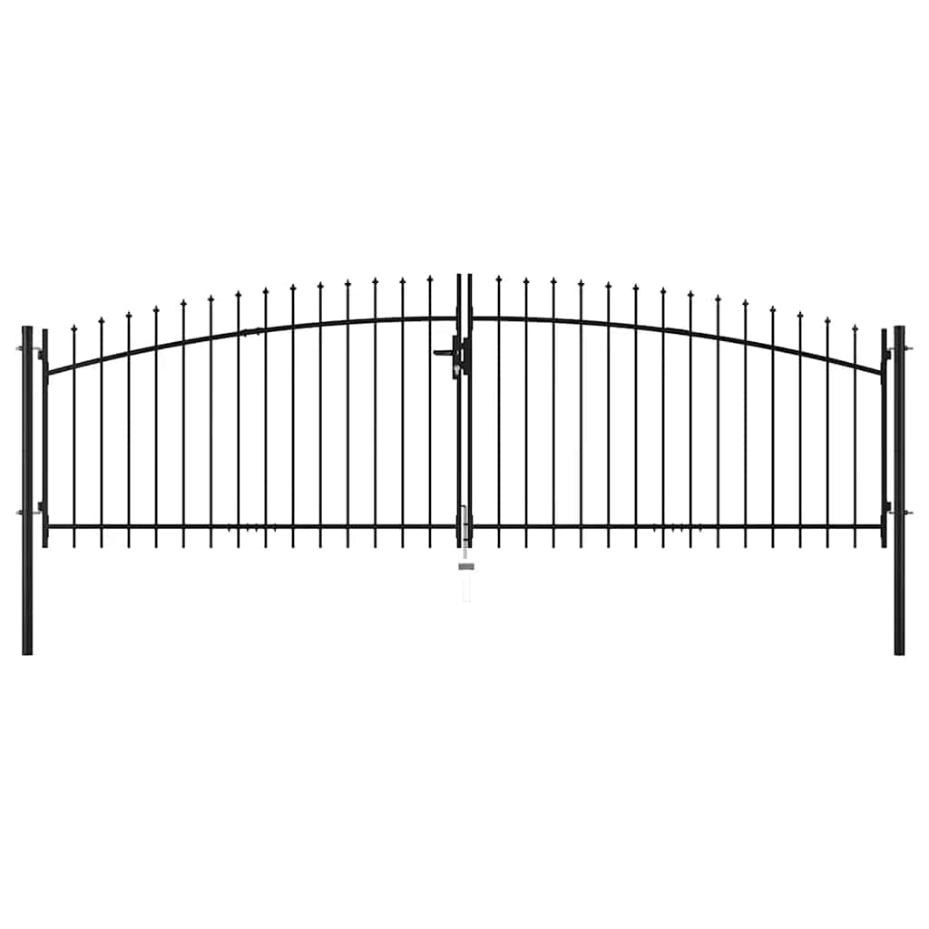 Dubbele deur hekpoort Woerden met speerpunt 400x199,5 cm is nu te koop bij PeponiXL, paradijselijk wonen!