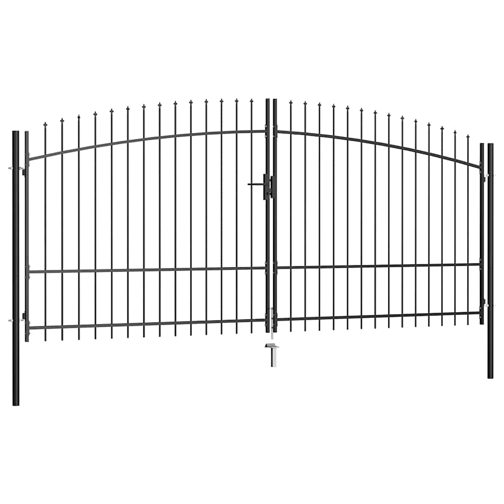 Dubbele deur hekpoort Woerden met speerpunt 400x224,5 cm is nu te koop bij PeponiXL, paradijselijk wonen!