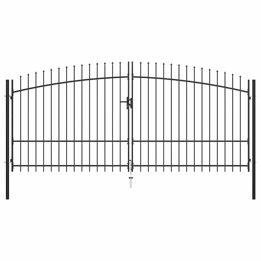 Dubbele deur hekpoort Woerden met speerpunt 400x224,5 cm is nu te koop bij PeponiXL, paradijselijk wonen!