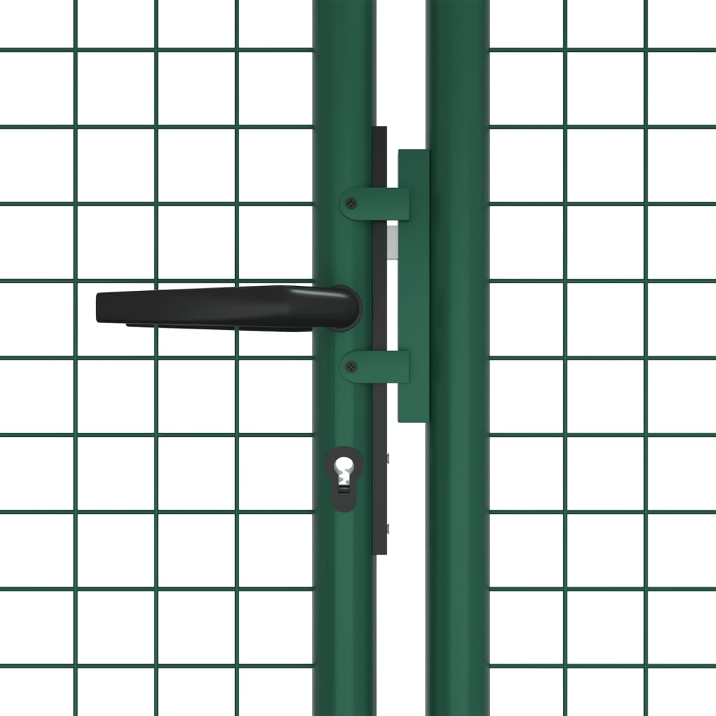 Tuinhek van gaas staal 400x125 cm groen is nu te koop bij PeponiXL, paradijselijk wonen!