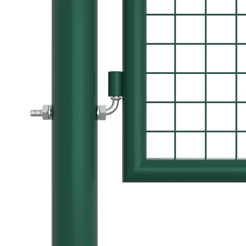 Tuinhek van gaas staal 400x125 cm groen is nu te koop bij PeponiXL, paradijselijk wonen!