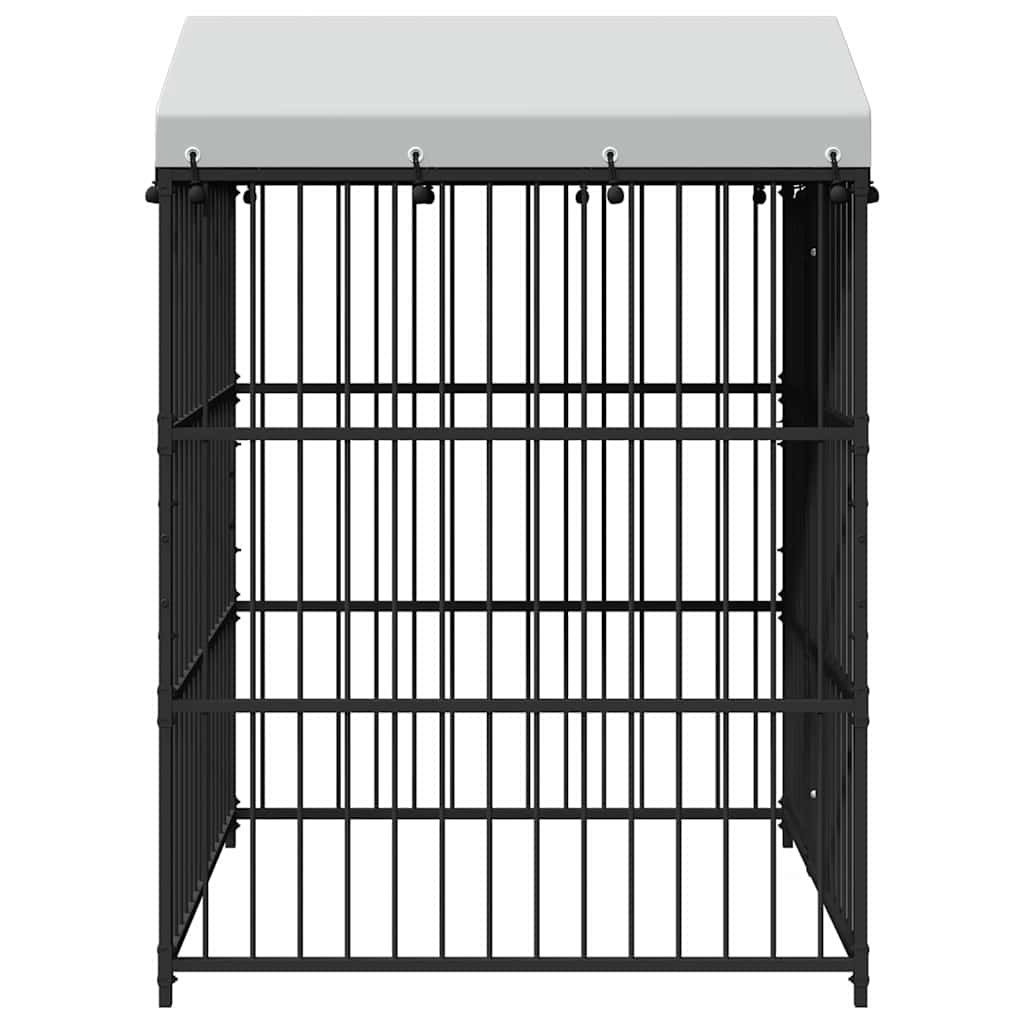 Hondenkennel voor buiten met dak 150x150x200 cm is nu te koop bij PeponiXL, paradijselijk wonen!