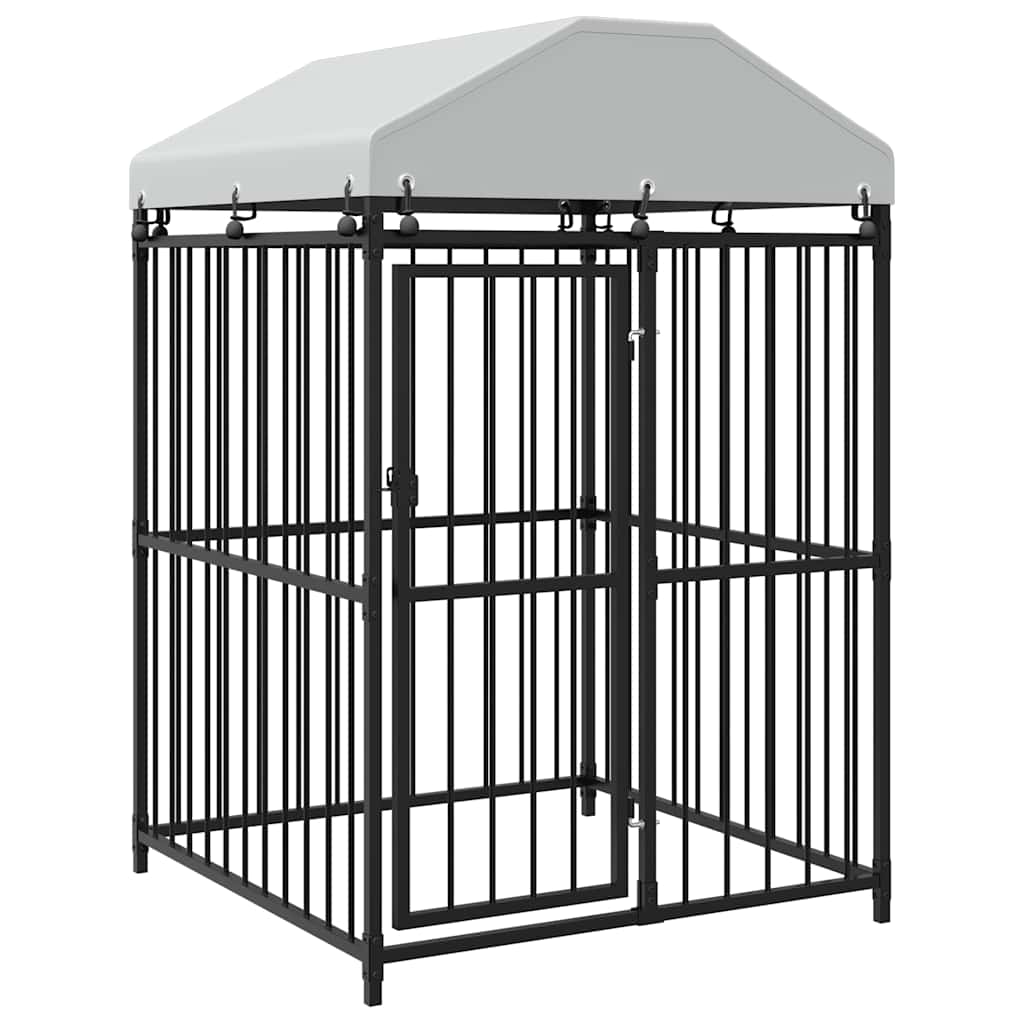 Hondenkennel voor buiten met dak 120x120x150 cm is nu te koop bij PeponiXL, paradijselijk wonen!