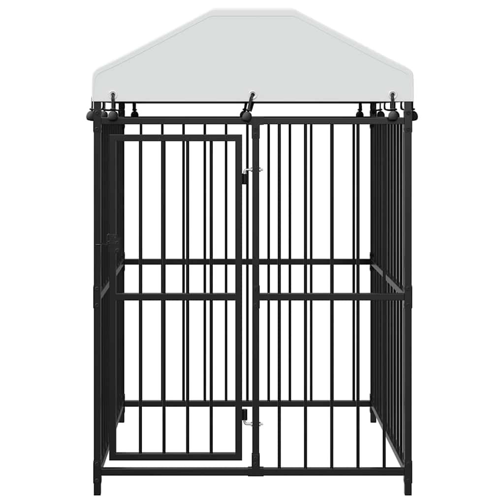 Hondenkennel voor buiten met dak 120x120x150 cm is nu te koop bij PeponiXL, paradijselijk wonen!