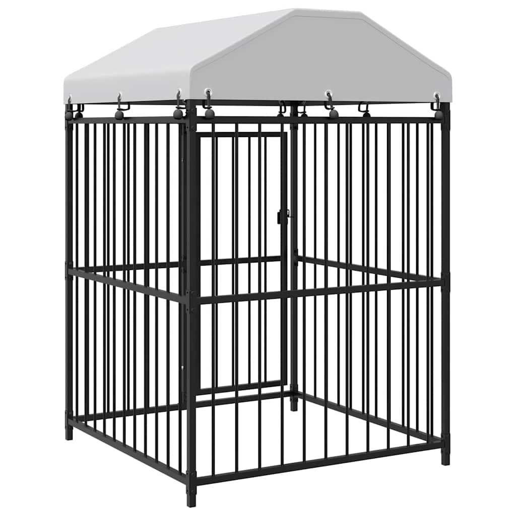 Hondenkennel voor buiten met dak 120x120x150 cm is nu te koop bij PeponiXL, paradijselijk wonen!