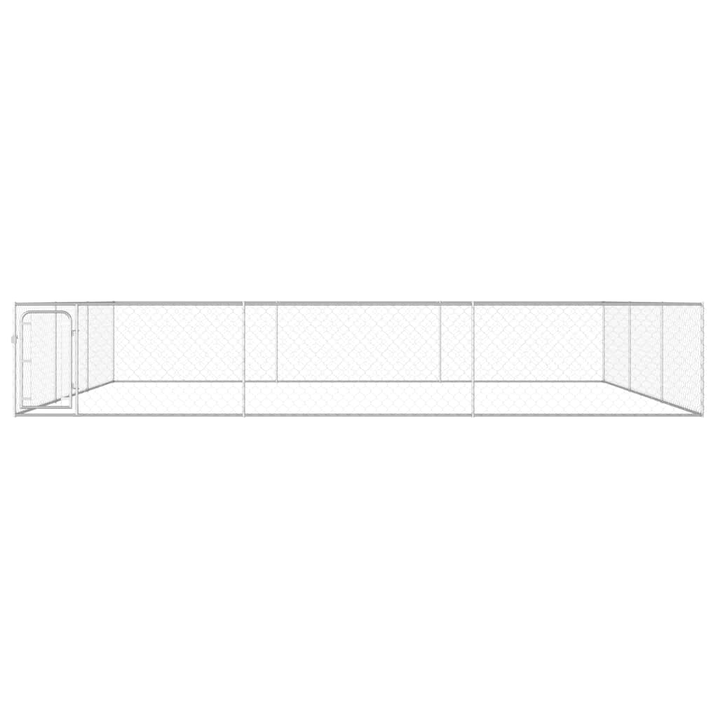 Hondenkennel voor buiten 6x6x1 m gegalvaniseerd staal is nu te koop bij PeponiXL, paradijselijk wonen!