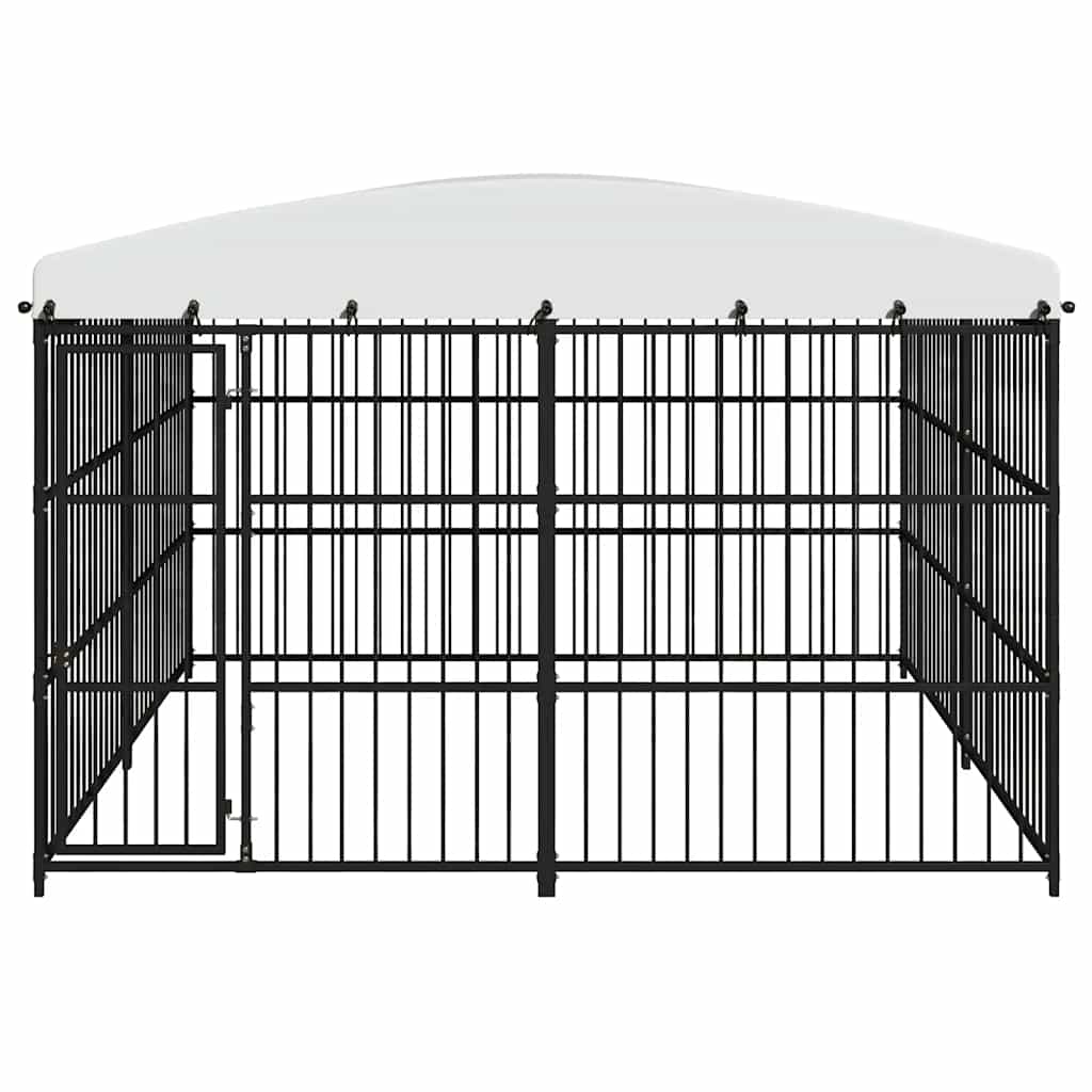 Hondenkennel voor buiten met dak 300x300x210 cm is nu te koop bij PeponiXL, paradijselijk wonen!