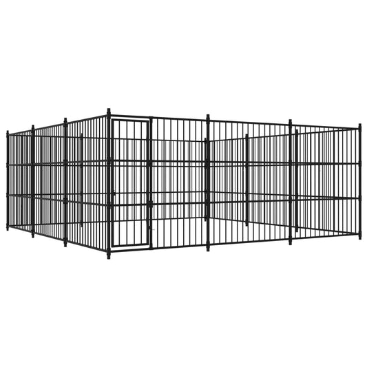 Hondenkennel voor buiten 450x450x185 cm is nu te koop bij PeponiXL, paradijselijk wonen!