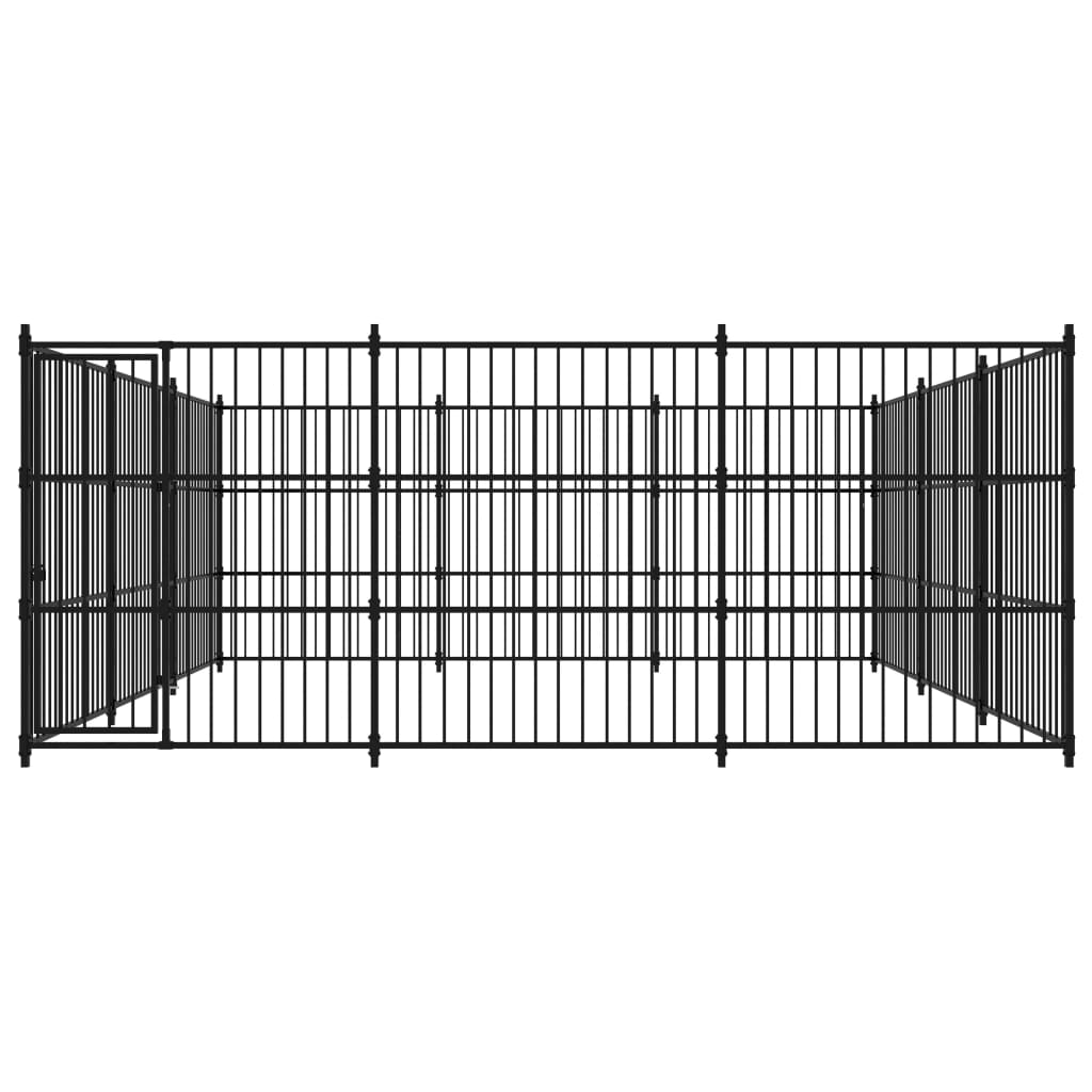 Hondenkennel voor buiten 450x450x185 cm is nu te koop bij PeponiXL, paradijselijk wonen!