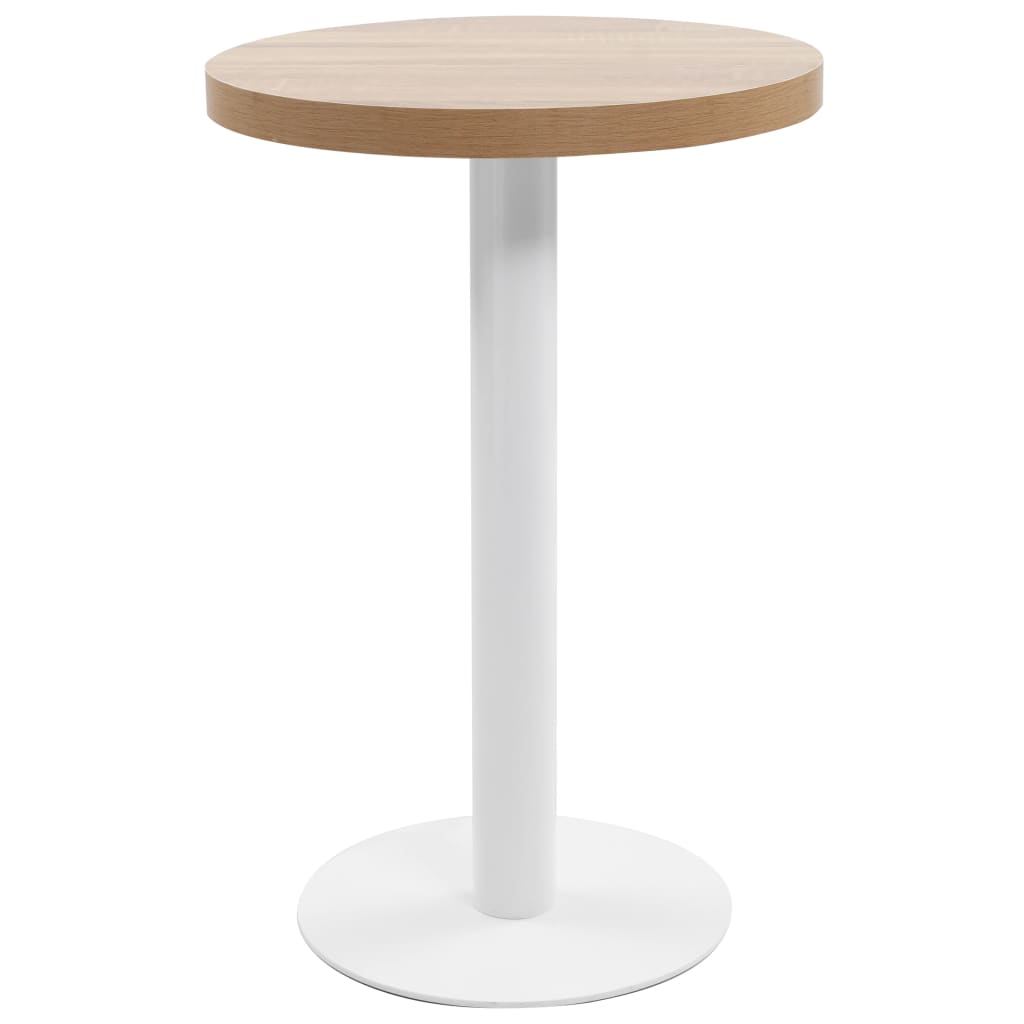 Bistrotafel 50 cm MDF lichtbruin is nu te koop bij PeponiXL, paradijselijk wonen!