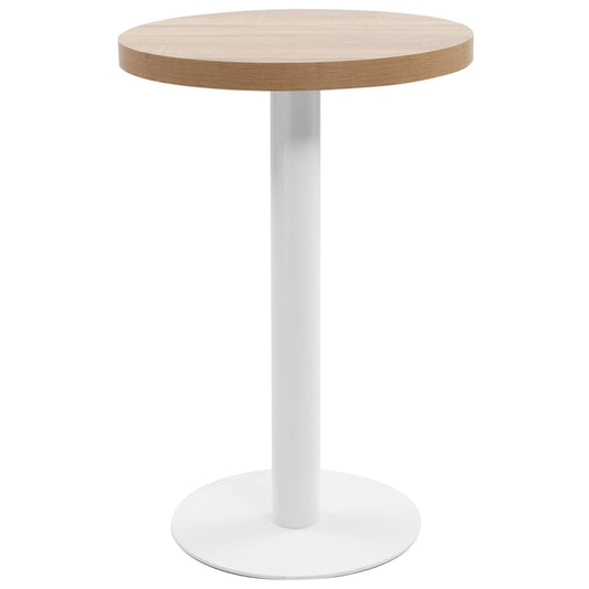 Bistrotafel 50 cm MDF lichtbruin is nu te koop bij PeponiXL, paradijselijk wonen!