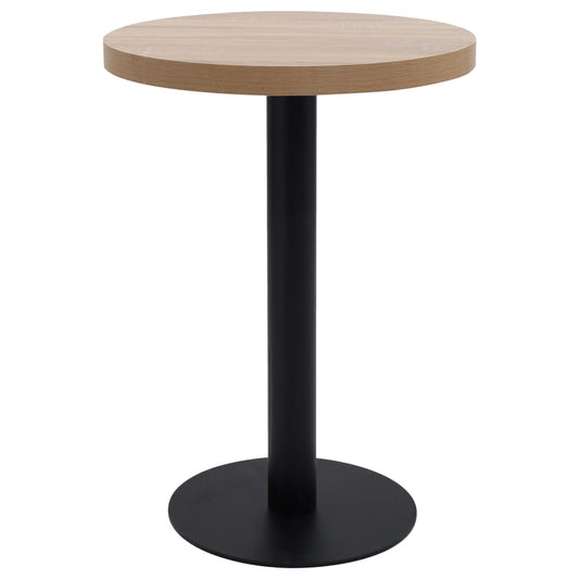 Bistrotafel 60 cm MDF lichtbruin is nu te koop bij PeponiXL, paradijselijk wonen!