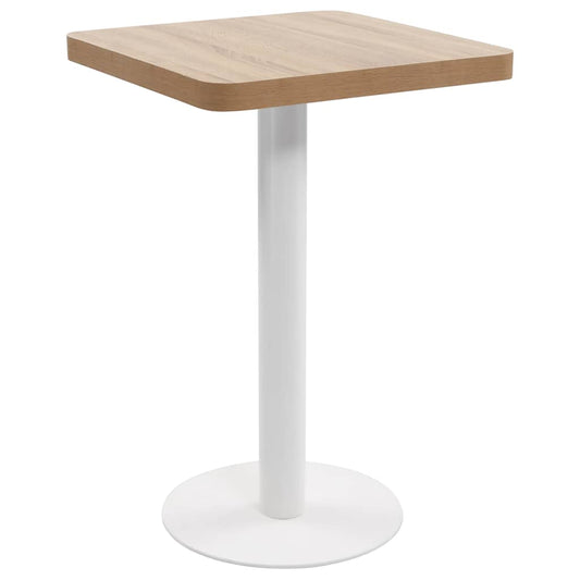 Bistrotafel 50x50 cm MDF lichtbruin is nu te koop bij PeponiXL, paradijselijk wonen!