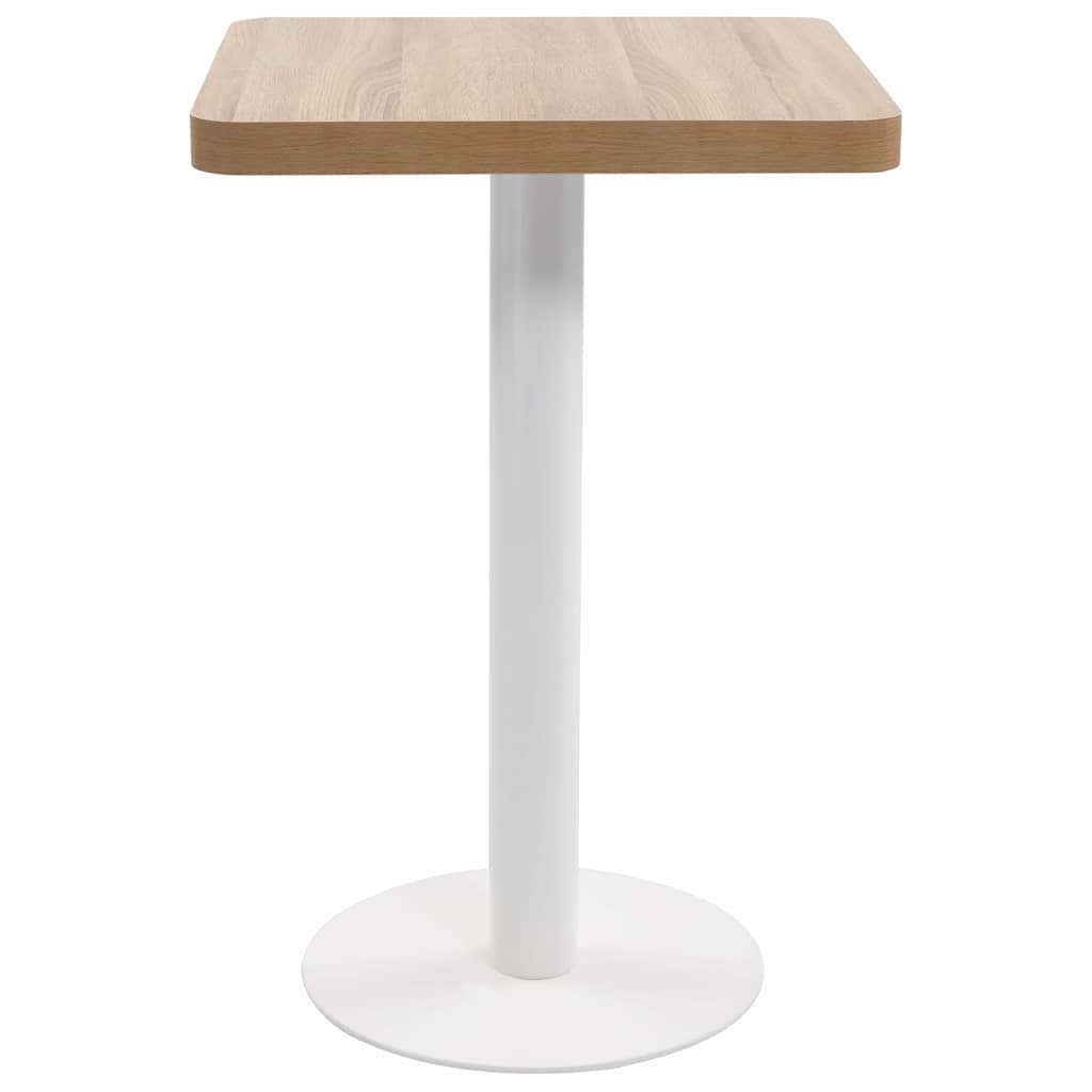 Bistrotafel 50x50 cm MDF lichtbruin is nu te koop bij PeponiXL, paradijselijk wonen!