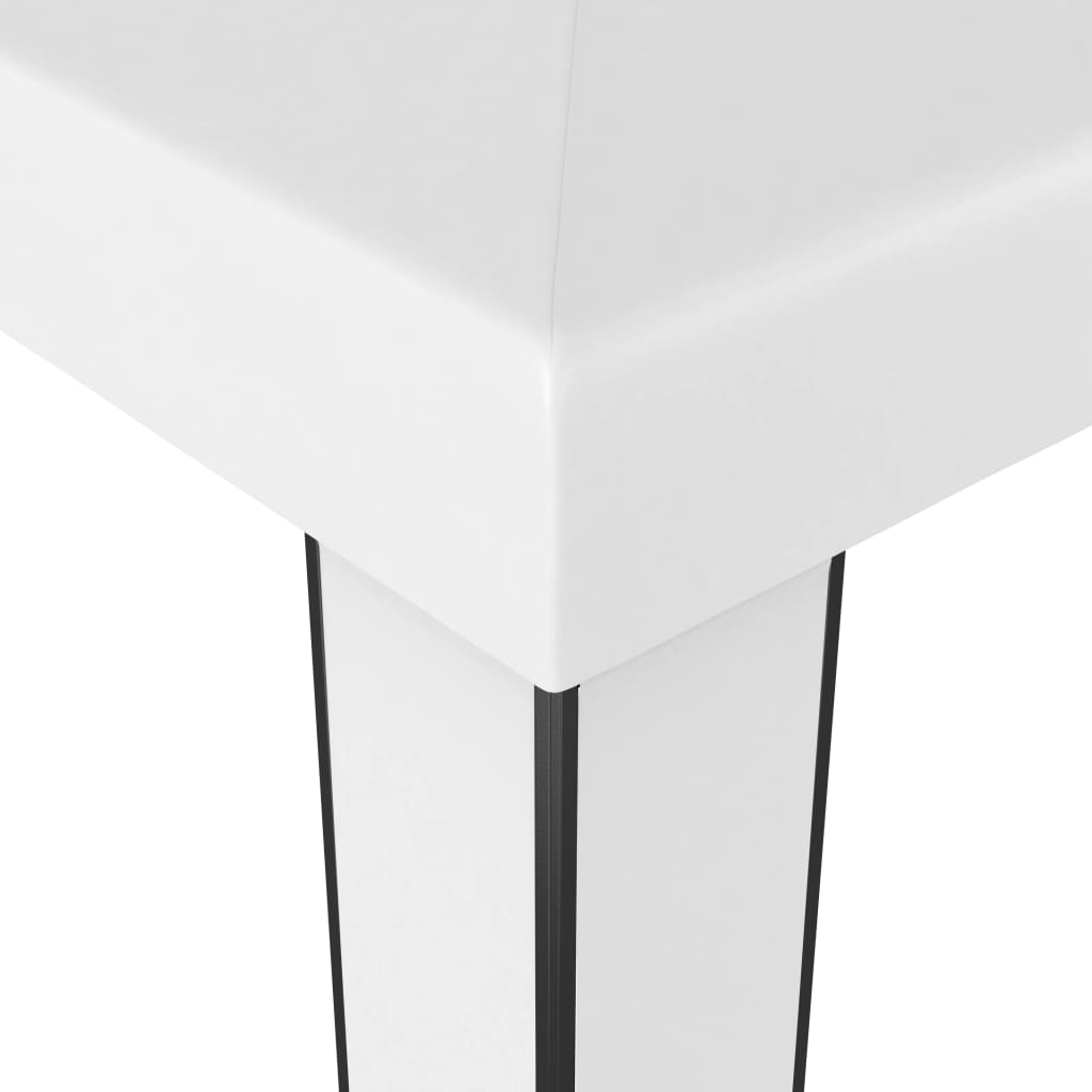 Prieel met dubbel dak 3x3 m wit is nu te koop bij PeponiXL, paradijselijk wonen!