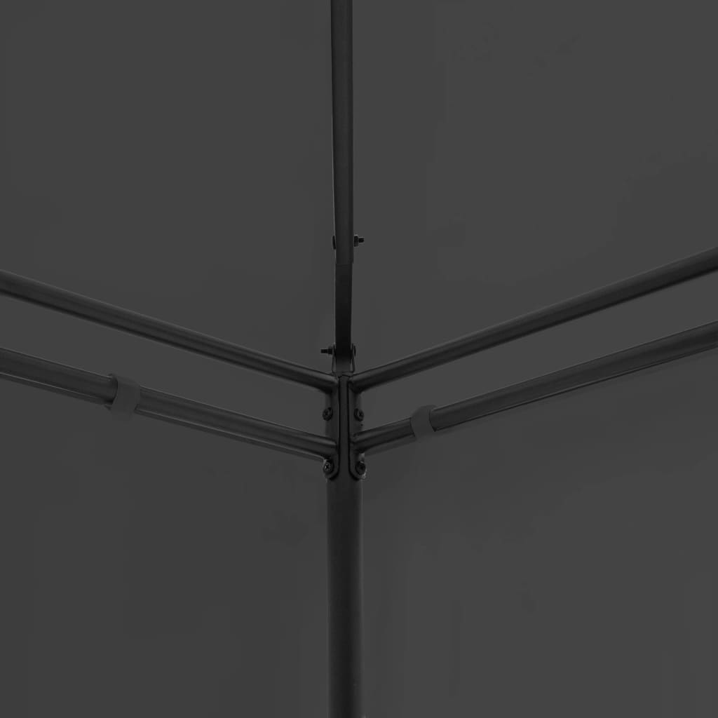 Prieel met gordijnen 600x298x270 cm antraciet is nu te koop bij PeponiXL, paradijselijk wonen!