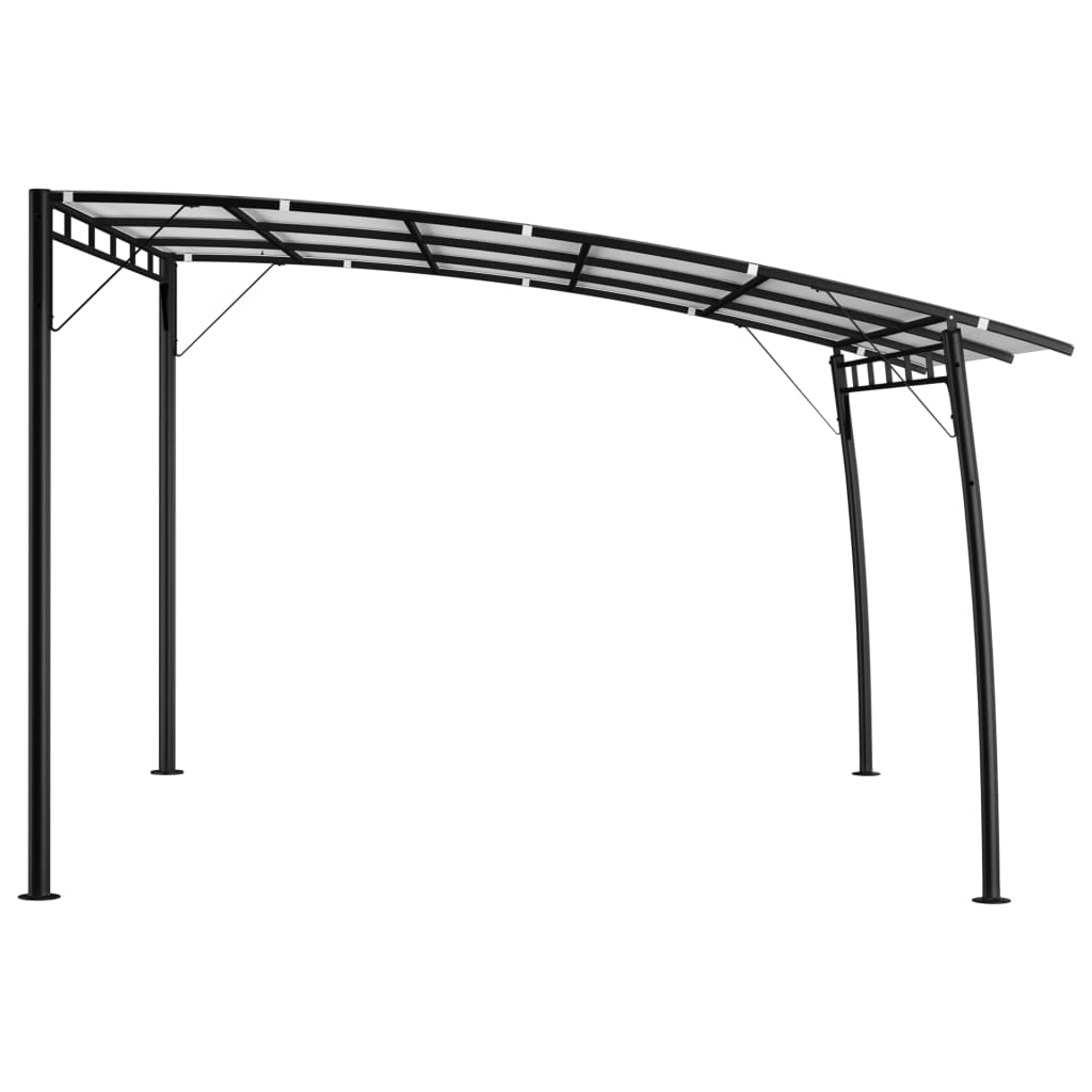 Zonneluifel 4x3x2,55 m crèmekleurig is nu te koop bij PeponiXL, paradijselijk wonen!