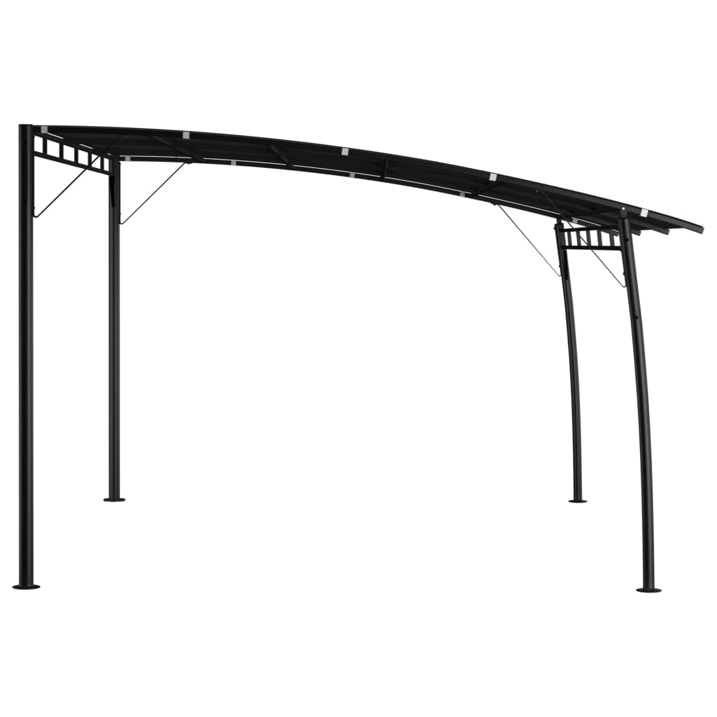 Zonneluifel 4x3x2,55 m antracietkleurig is nu te koop bij PeponiXL, paradijselijk wonen!