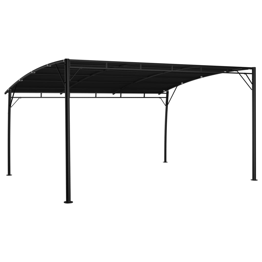 Zonneluifel 4x3x2,55 m antracietkleurig is nu te koop bij PeponiXL, paradijselijk wonen!