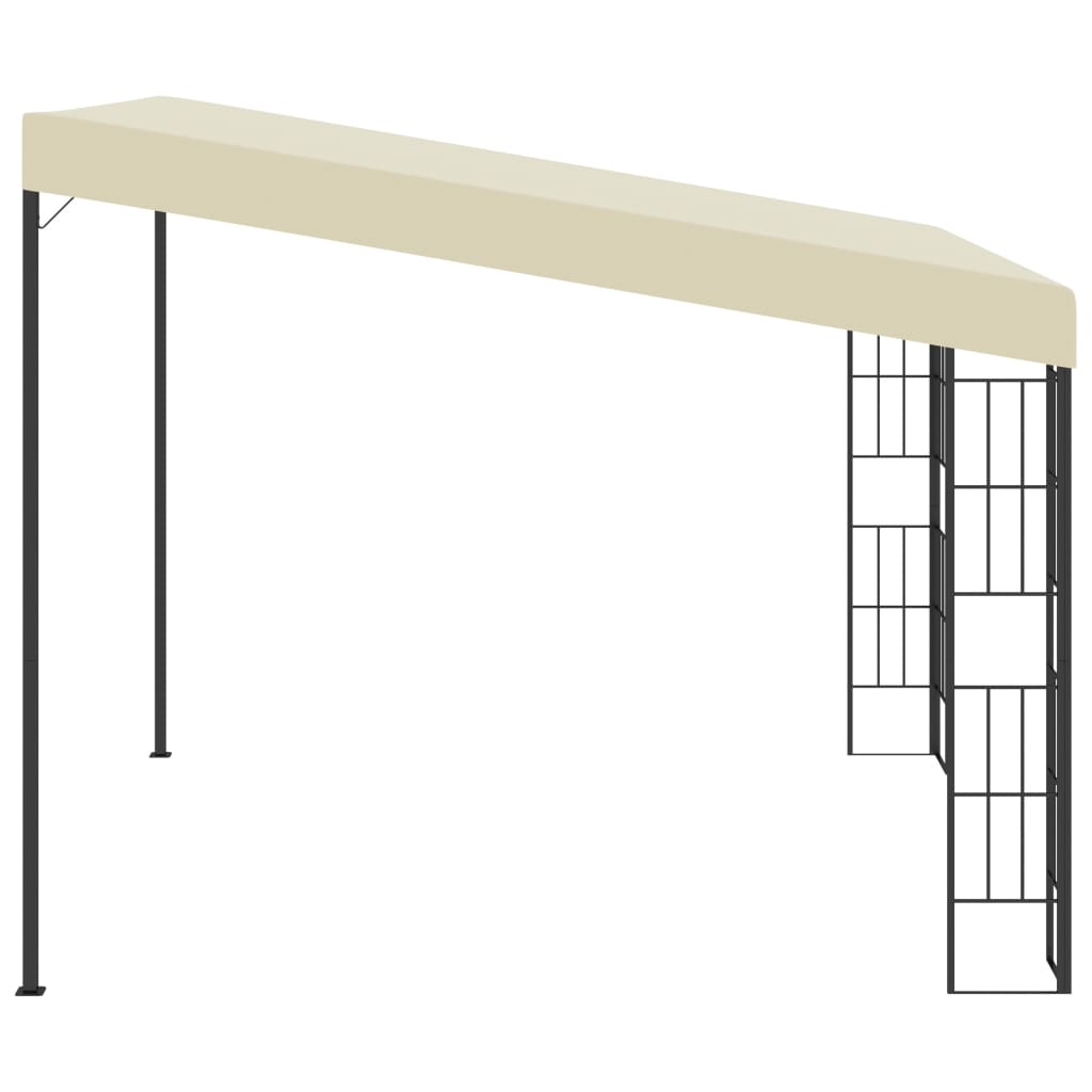 Wandprieel 3x3 m stof crèmekleurig is nu te koop bij PeponiXL, paradijselijk wonen!