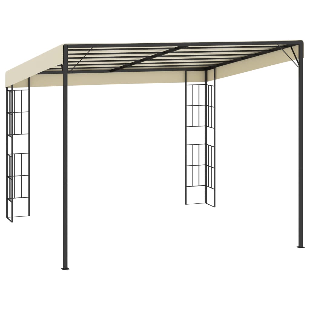 Wandprieel 3x3 m stof crèmekleurig is nu te koop bij PeponiXL, paradijselijk wonen!