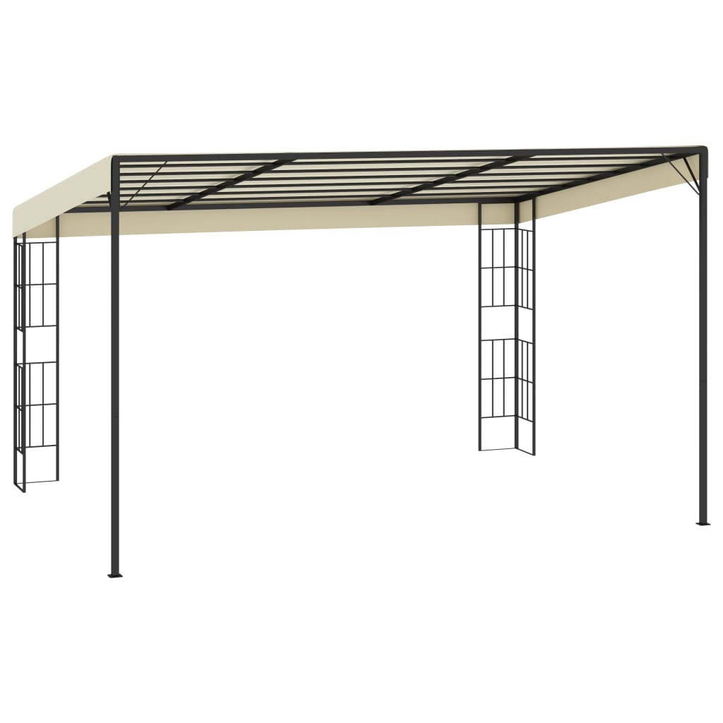 Wandprieel 3x4 m stof crèmekleurig is nu te koop bij PeponiXL, paradijselijk wonen!