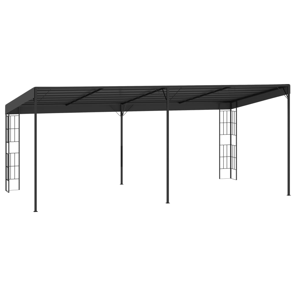 Wandprieel 3x6 m stof antracietkleurig is nu te koop bij PeponiXL, paradijselijk wonen!