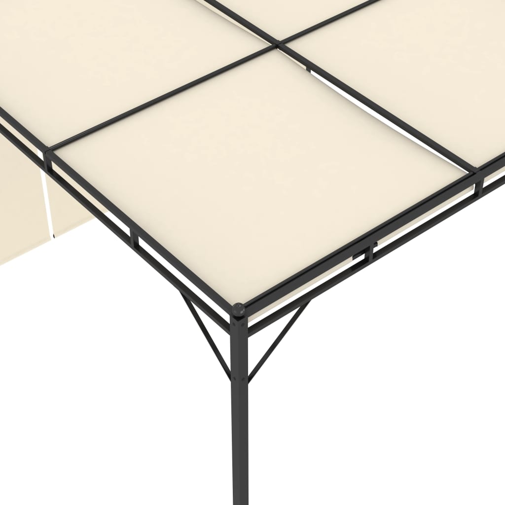 Tuinprieel met zijgordijn 3x3x2,25 m crème is nu te koop bij PeponiXL, paradijselijk wonen!