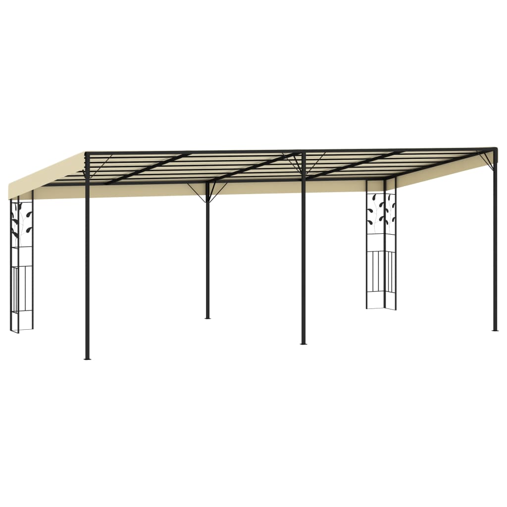 Wandprieel 6x3x2,5 m crème is nu te koop bij PeponiXL, paradijselijk wonen!