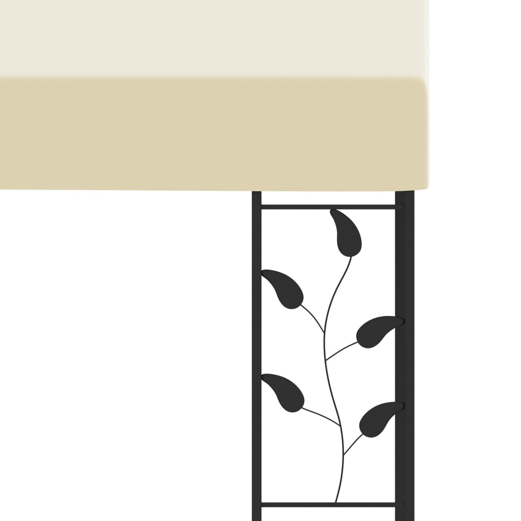 Wandprieel 6x3x2,5 m crème is nu te koop bij PeponiXL, paradijselijk wonen!