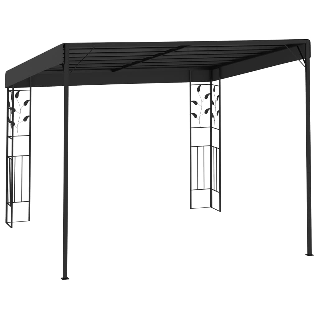 Wandprieel 3x3x2,5 m antraciet is nu te koop bij PeponiXL, paradijselijk wonen!