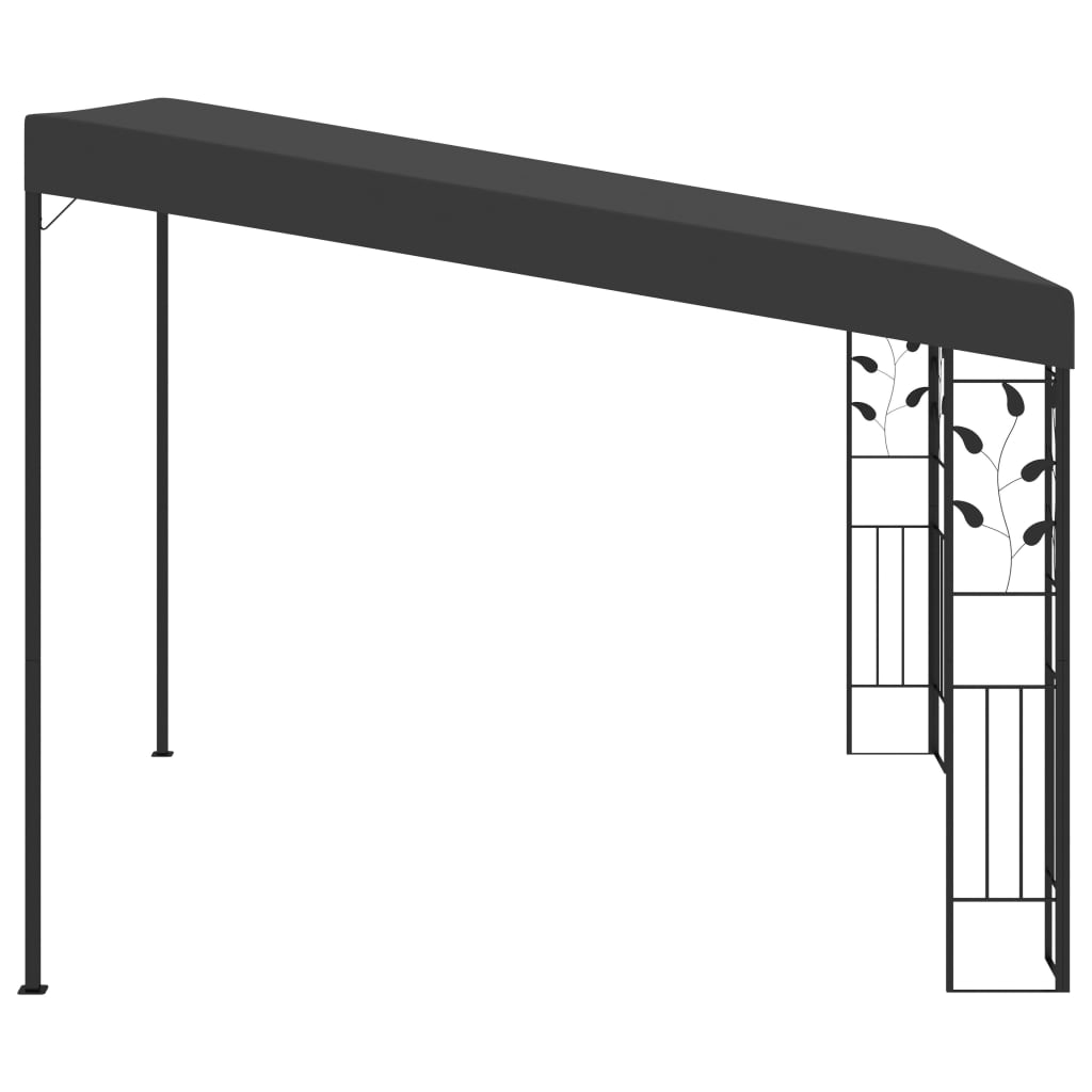 Wandprieel 3x3x2,5 m antraciet is nu te koop bij PeponiXL, paradijselijk wonen!