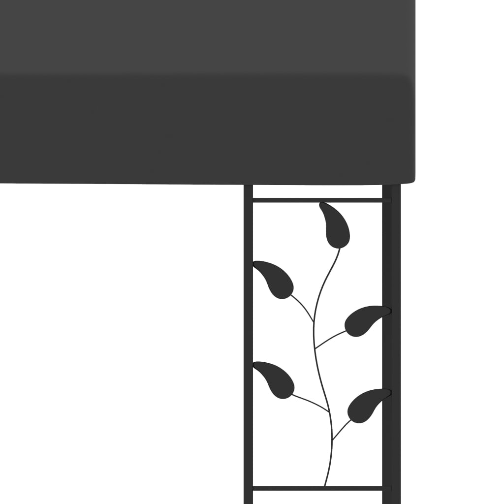 Wandprieel 4x3x2,5 m antraciet is nu te koop bij PeponiXL, paradijselijk wonen!