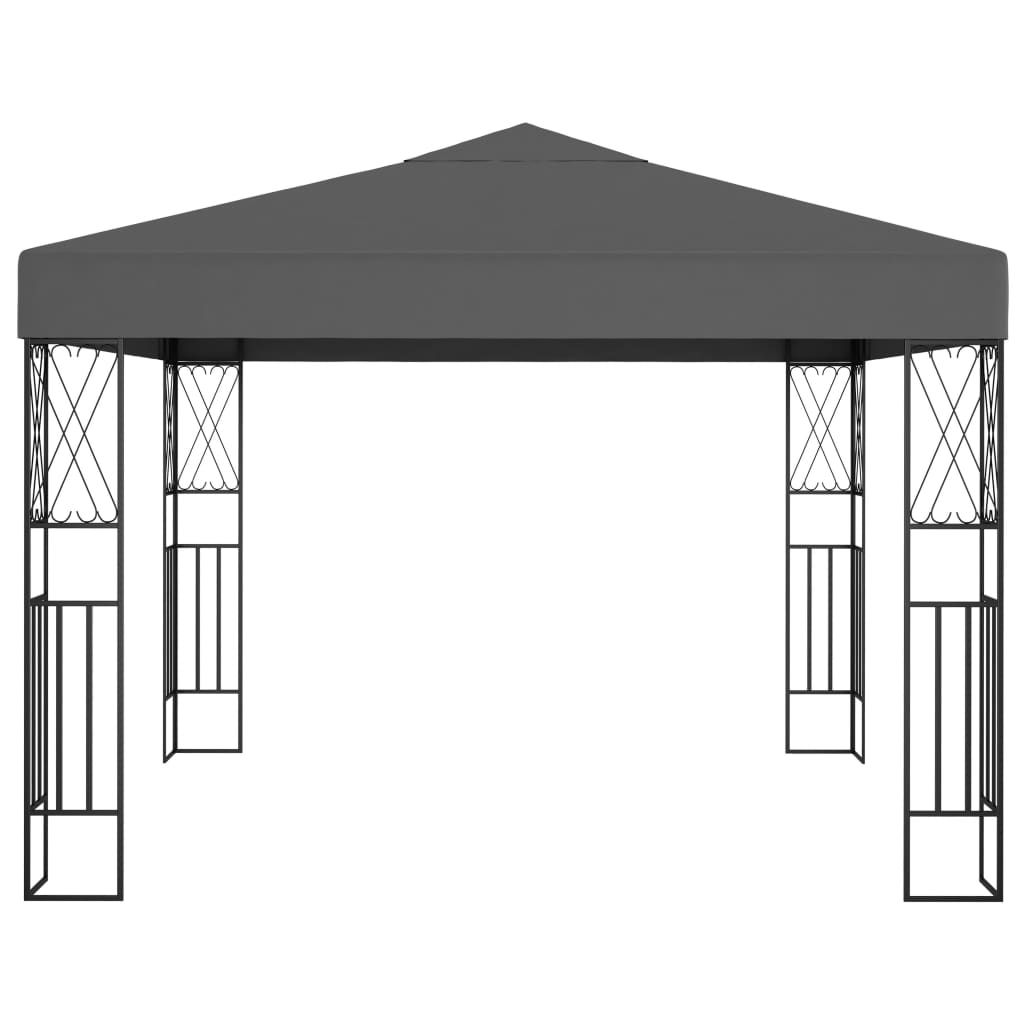 Prieel 3x3 m stof antraciet is nu te koop bij PeponiXL, paradijselijk wonen!