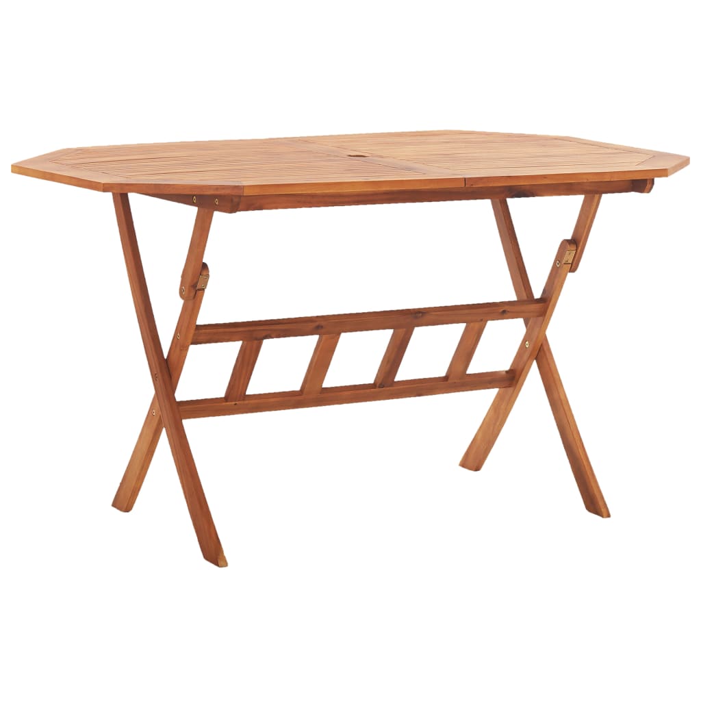 Tuintafel inklapbaar 135x85x75 cm massief acaciahout is nu te koop bij PeponiXL, paradijselijk wonen!