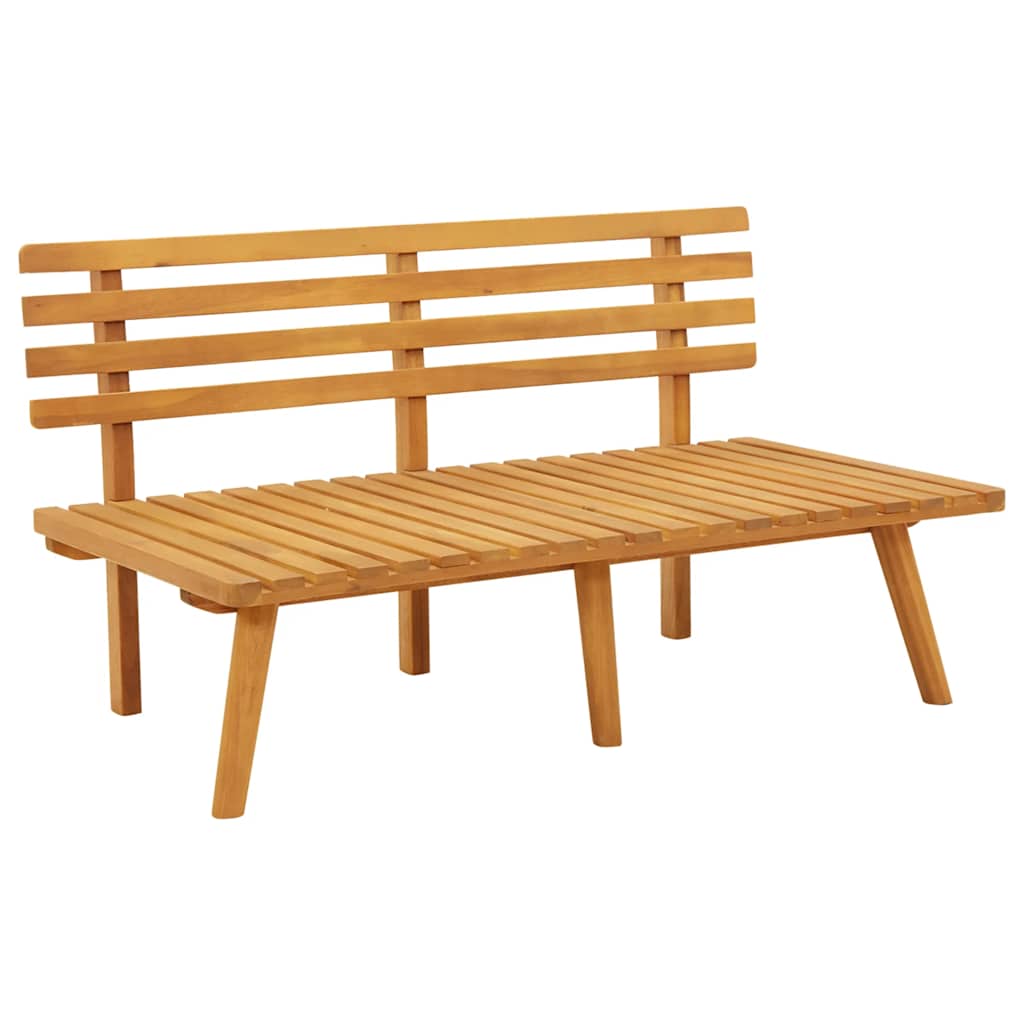 Tuinbank met kussens 115 cm massief acaciahout is nu te koop bij PeponiXL, paradijselijk wonen!