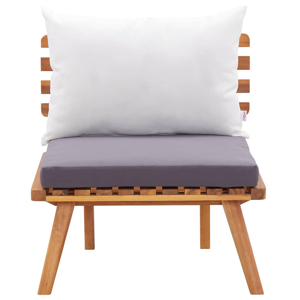 6-delige Loungeset massief acaciahout is nu te koop bij PeponiXL, paradijselijk wonen!
