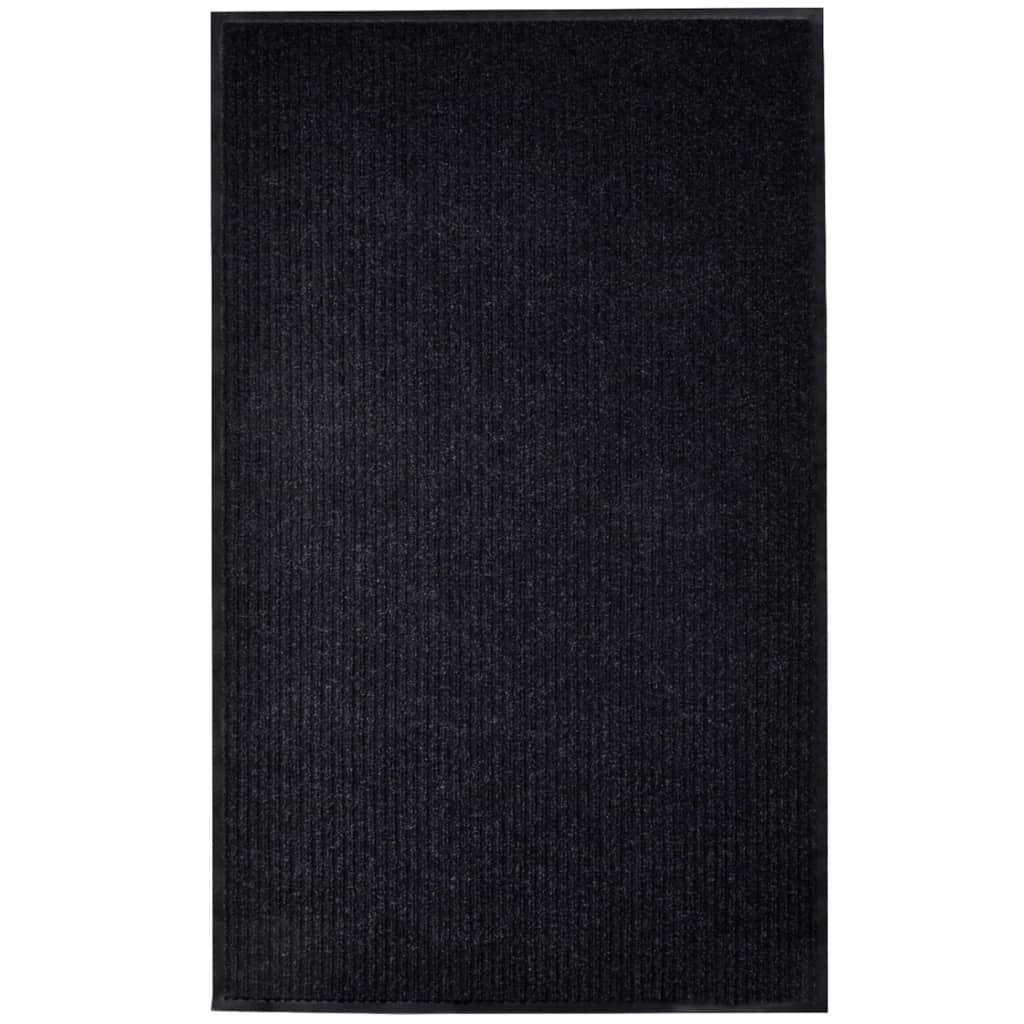 Deurmat 117x220 cm PVC zwart is nu te koop bij PeponiXL, paradijselijk wonen!