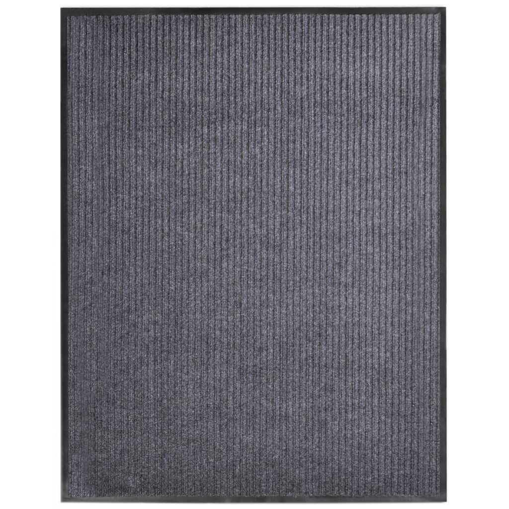 Deurmat 117x220 cm PVC grijs is nu te koop bij PeponiXL, paradijselijk wonen!