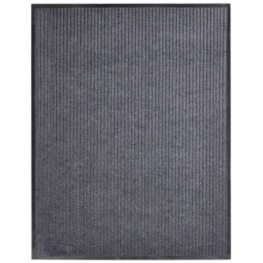Deurmat 117x220 cm PVC grijs is nu te koop bij PeponiXL, paradijselijk wonen!