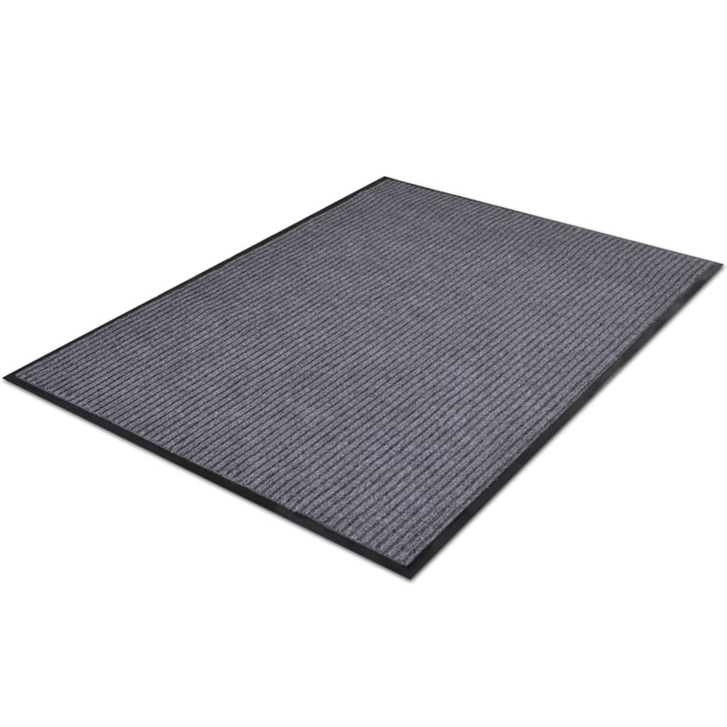 Deurmat 117x220 cm PVC grijs is nu te koop bij PeponiXL, paradijselijk wonen!
